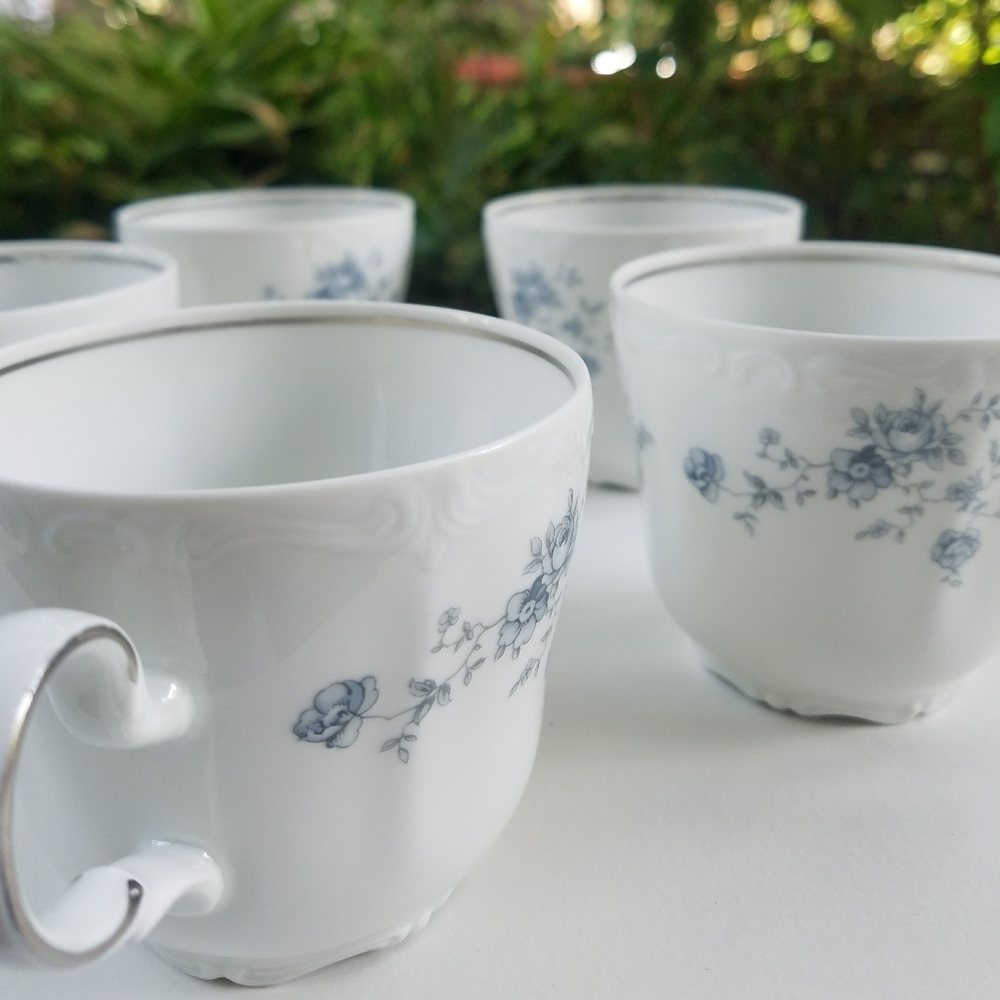 Johann Haviland China Teacups (5pcs)